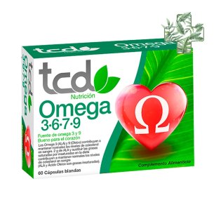 Omega 3, 6, 7, 9 Tcd Nutricion 60 Capsulas Blandas